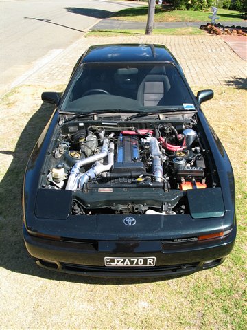 Photograph of the JZA70R Supra.