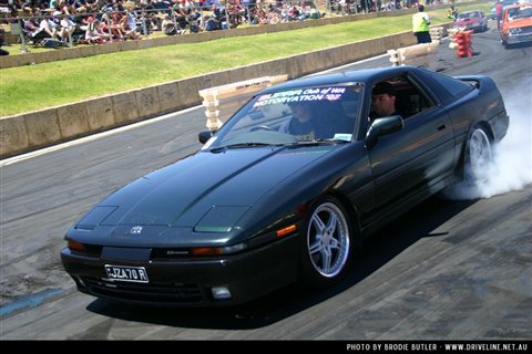 Photograph of the JZA70R Supra.